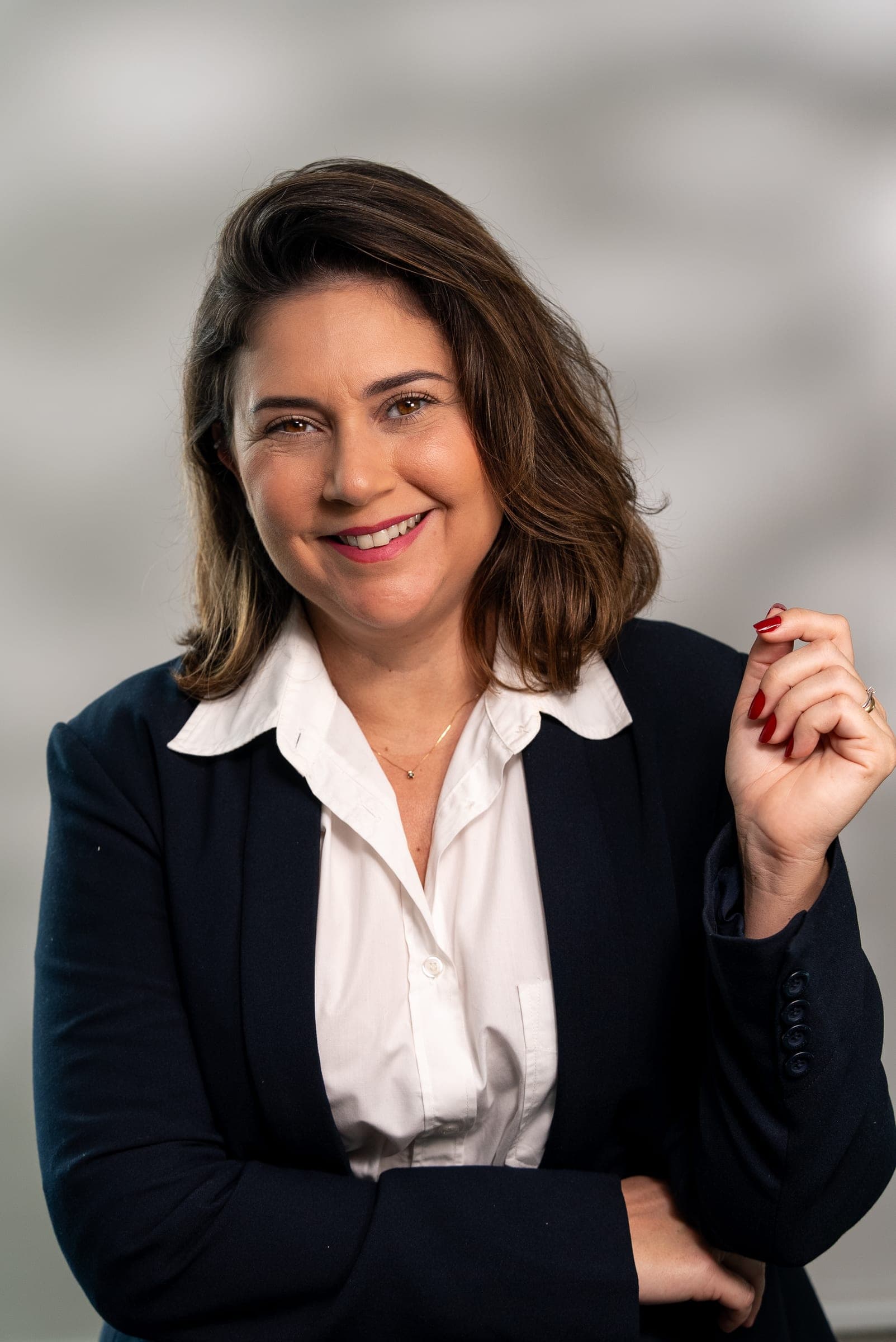 Retrato profissional de engenheira de blazer – Mútua-ES, Vitória – ES